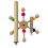 Rotating Pinwheel Bird Standing Climbing All Size Birds Cage 1