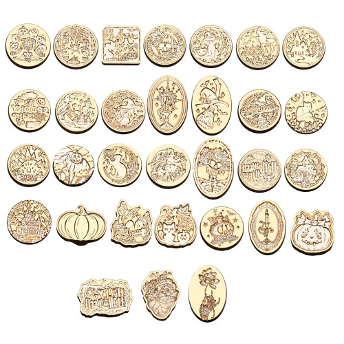 Halloween Series Wax Seal Stamp Witch Sealing-Moonlight Phantom 1