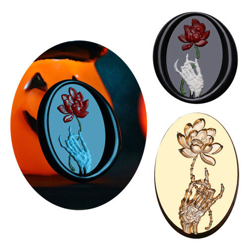 Halloween Series Wax Seal Stamp Witch Sealing-Moonlight Phantom 2