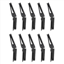 10x zomer elektrische fietshelm headset bevestigingsklem multifunctionele plastic clip helm bluetooth headset klem B