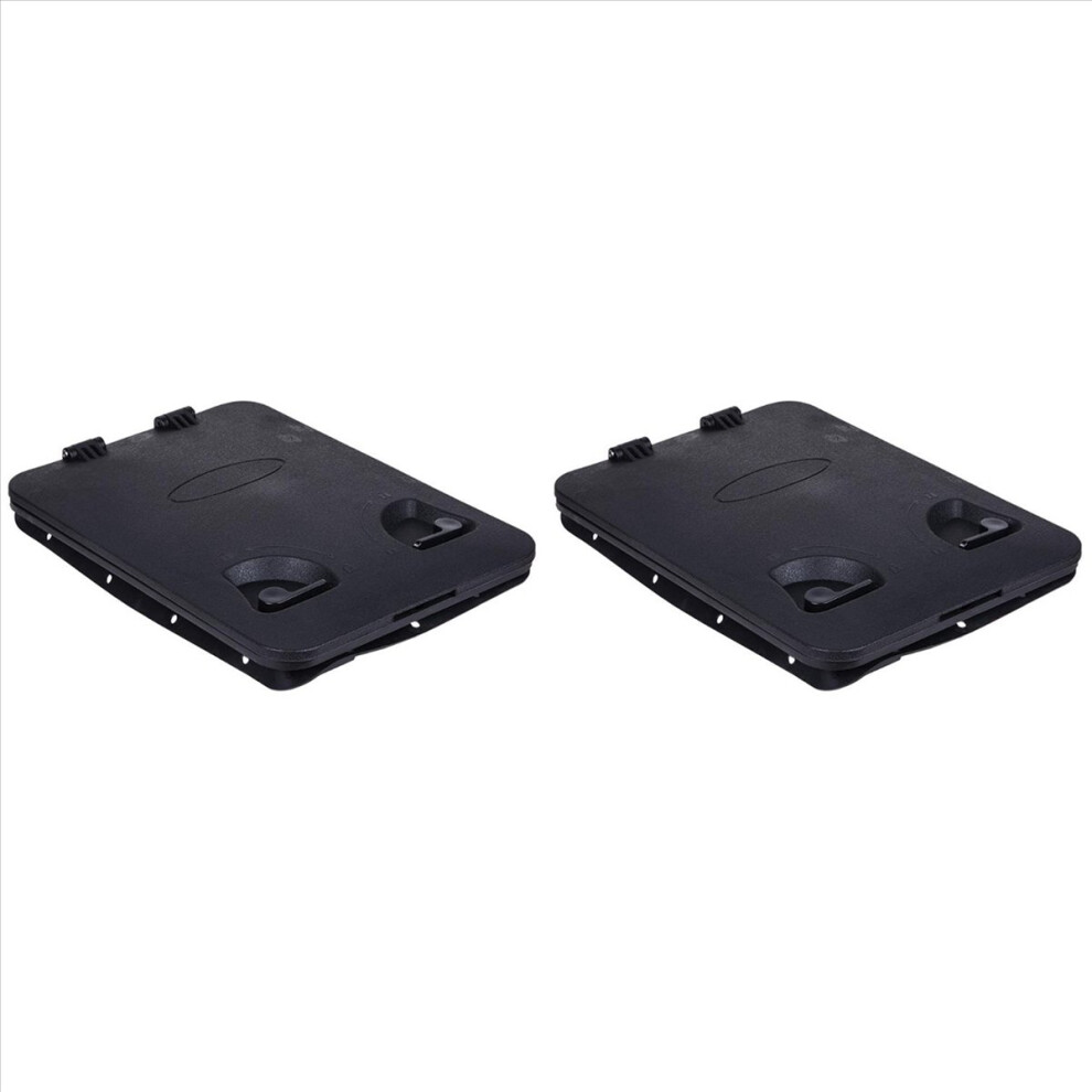 2X Black Square Non Slip Inspection Hatch Cover Marine Deck Access Hatch & Lid 4852070722971