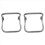 2X Folding Bike Front Bags Racks Bracket for Bicycle Backpack Carrier Block Frame Brackets 1