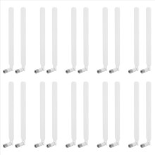 Antena para roteador 4G LTE com conector SMA macho, compatível com os modelos B593, E5186, B315 e B310 (698-2700MHz), pacote com 20 unidades.