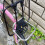 2X Folding Bike Front Bags Racks Bracket for Bicycle Backpack Carrier Block Frame Brackets 6