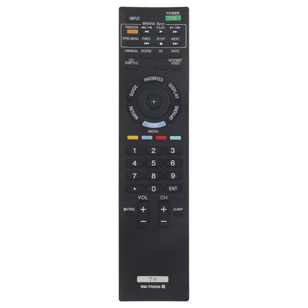 New Rm-Yd056 Remote Suit For Sony Bravia Lcd Tv Xbr-52Lx900 Kdl-40Hx800 Kdl-46Hx800 Kdl-55Hx800 Xbr52lx900 Kdl40hx800 Kdl46hx800 6935161394795