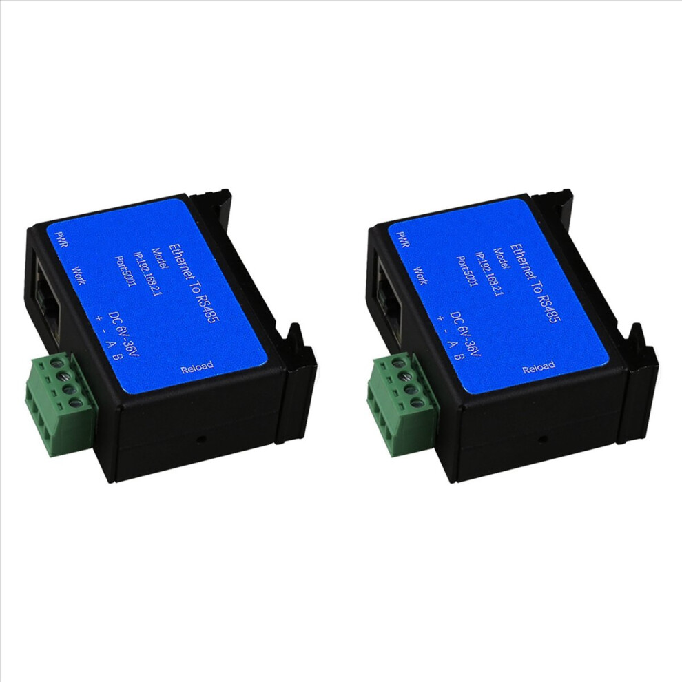 2X Rs485 To Ethernet Serial Port Server Modbus Ip 600Bps-921600Bps Industrial Iot Communication Server 4852840271470