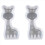 Molde de silicone com 2 animais, molde de silicone para velas DIY, molde 3D (Girafa) 1