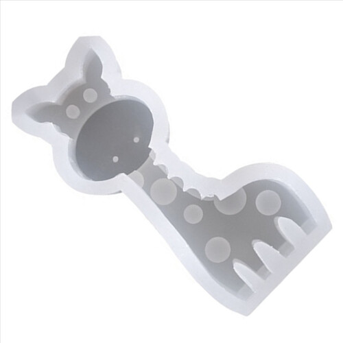 Molde de silicone com 2 animais, molde de silicone para velas DIY, molde 3D (Girafa) 1