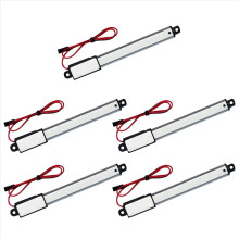 5x DC 12V waterdichte IP54 mini-lineaire actuator 100 mm slag elektrische lineaire motor raamopener 30 mm/s snelheid