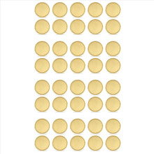 40 stuks lasergraveerplaatjes, messing muntplaatjes, metalen graveerplaatjes, munten van 40 mm met acryl beschermdoos