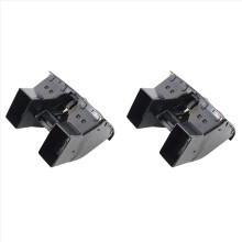 2X 1TD819203A Achteruitlaat voor airconditioning, ventilatierooster voor airconditioning voor 2003-2015 1TD819203