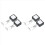 5 Ft Retractable Remote Control Tether, 4 Pack Security Cable Lanyard Lock with Double Sided Adhesive & Screw 1