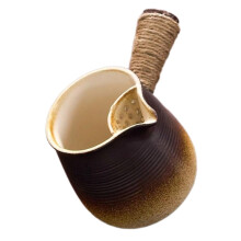 Small Clay Tea Kettle for Stovetop Boiling Tea with Controlled Flow Retro Design for Indoor Outdoor Use