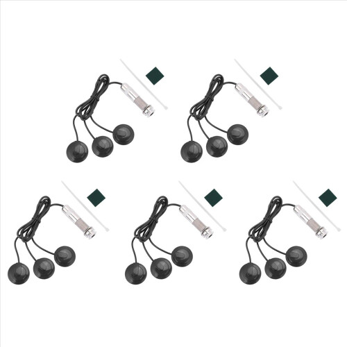 Kit com 5 captadores piezoelétricos para guitarra, ukulele e bandolim.
