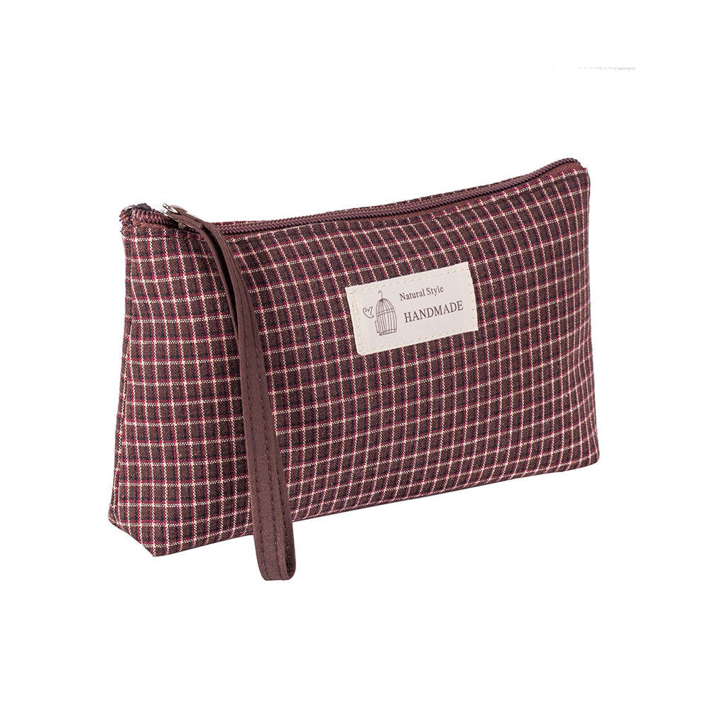 Durable Material Ensures Longevity Portable Cosmetic Bag, Smooth Zippers with Sealing Design Multi-Function Use for Cosmetics, Toiletries, and Electro