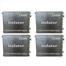 4Pcs Audio Isolator Noise Reduction Filter Eliminates Current Noise Dual-Channel 6.5 XLR Mixer Audio Isolator LA2XS