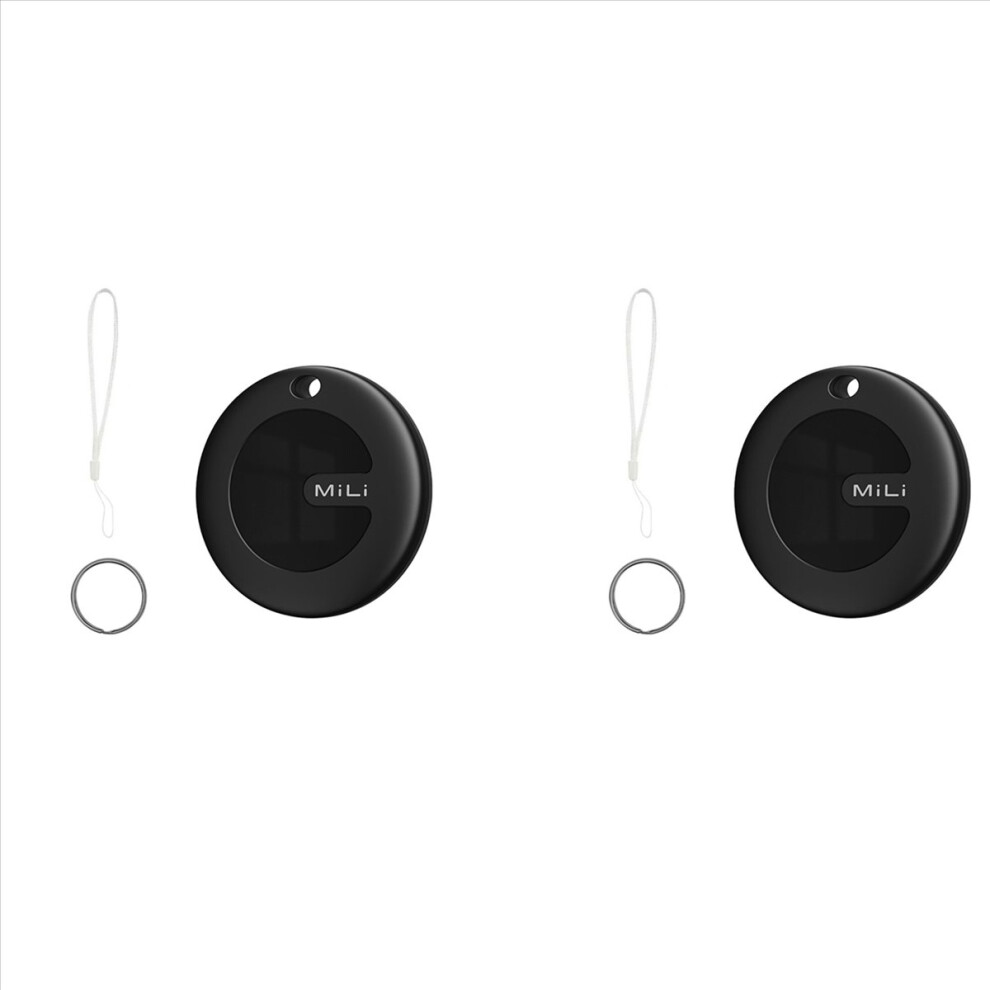 2X Smart Tracker Mitag Bluetooth Locator Anti-Lost Device Mobile Keys Pet Elderly Kids Finder For Android Black 4852070725996