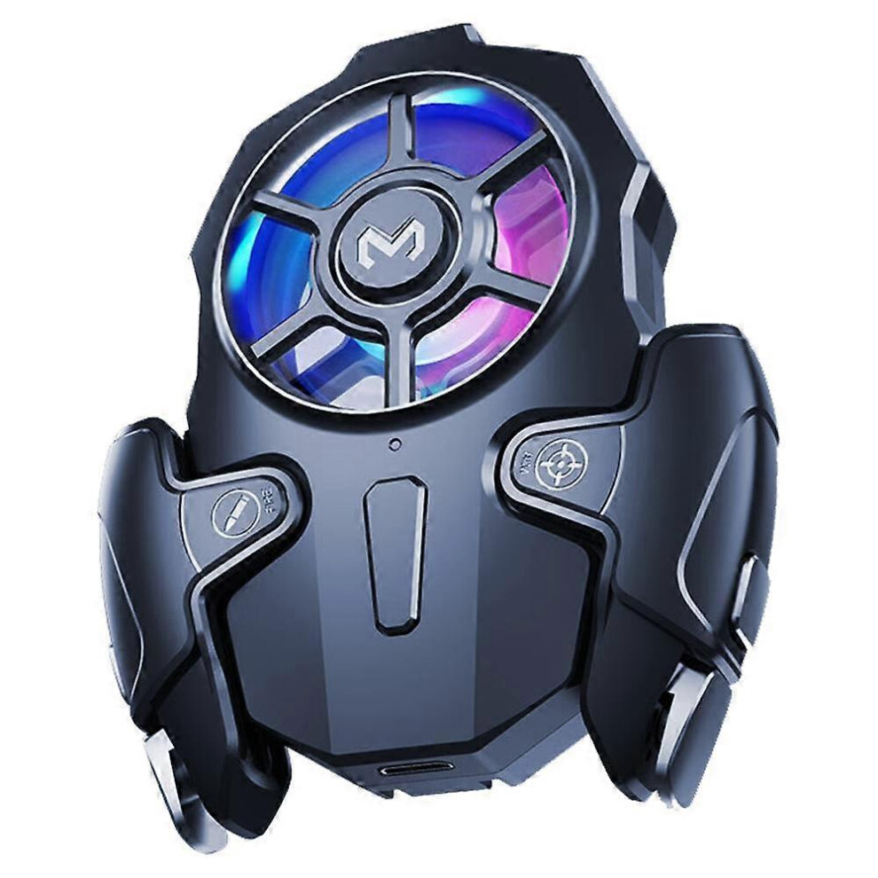Photos - Other for Mobile Kikidex  Mobile Phone Cooler, 3 Seconds Cooling Semiconductor Heatsink Phone Radiator with Fan for Gaming Liv (As show, Black button)