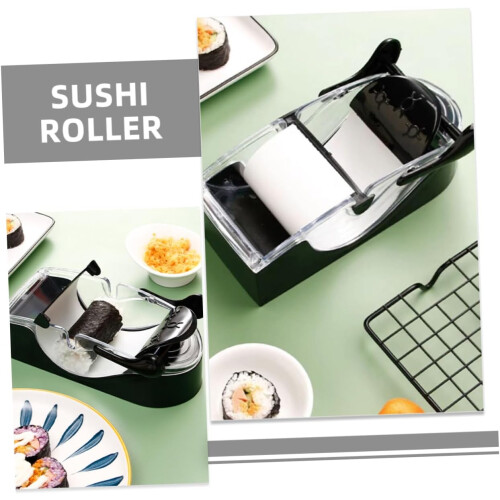Sushi Maker and Roller for Home Use, Fast DIY Rice and Vegetable Roll Making, Durable Design 1