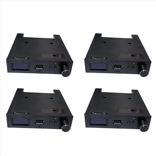 4X SFRM44-U100LQD-435 Floppy Drive Emulator with OLED Screen & Rotary Encoder Flash Floppy Drive