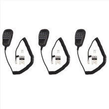 3x Microfone de mão DTMF -48A6J com conector RJ-45 para rádios FT-8900, FT-2800M e OT8G