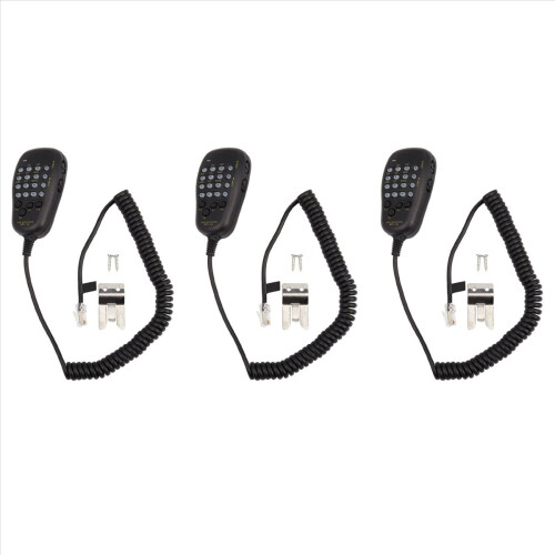 3x Microfone de mão DTMF -48A6J com conector RJ-45 para rádios FT-8900, FT-2800M e OT8G