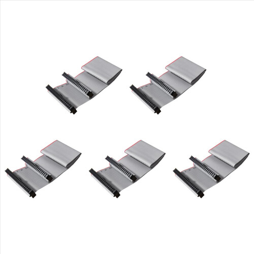 5X 40 Pin Replace Data Cable Female to Female IDE Cable Dual Row IDE Data Extension Cable 30cm for Server Hard Disk