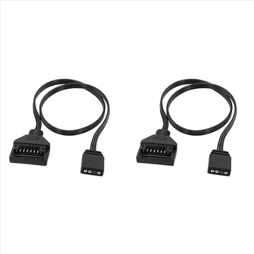 2X Motherboard 5V ARGB Light Control Cable AURA SYNC Cable for Strimer Plus V1 V2 Series Cable, 8PIN