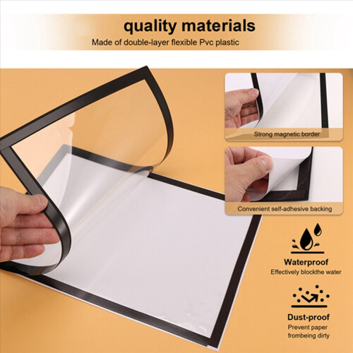 20PCS A4 Magnetic Art Frames, Self Adhesive Magnetic Picture Frame Frames Display Frame 1