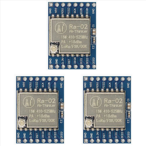3X SX1278 LoRa Module LoRa 02 433M Adapter Module Wireless Transmission SPI Communication Module