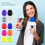 Pacote com 30 capas de espuma coloridas para microfone, grossas e resistentes, ideais para microfones de mão, palcos e karaokê. 5