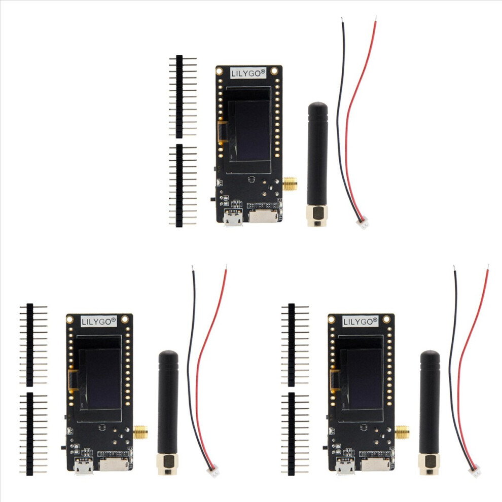 3X Lora32 V2.1 Esp32 Development Board With Wifi, Bluetooth, 0.96 Inch Oled Display 868Mhz Lora32 V2.1 4852070734998