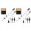 2X Rechargeable Thread Burner Kit for Jewelry Making,Digital Thread Zapper Tool,Leather Craft,Weaving & Stringing B 1