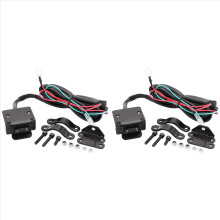 2x 12V ATV lier tuimelschakelaar met stuurbedieningskabelset voor ATV/UTV