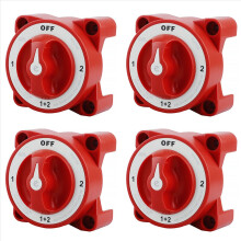 4X Interruptor de Bateria DC 32V 350A de 4 Posições para Barco Marinho