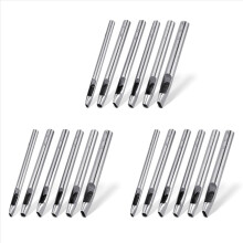18X 6 maten ovale perforator voor leer 6mm-10mm holle leerbewerking handmatige perforatorset voor leerbewerking