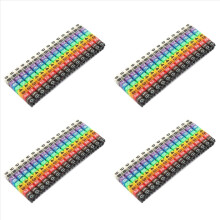 Clip-on Kabelmarkierer, Box, Kunststoff, Nummer, Drahtetikett, Tubenset, Farbkabelmarkierer (600 Stück, KCM-1,5 mm)