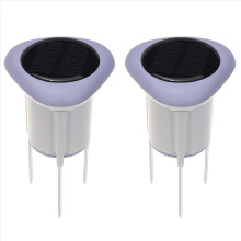 2x Tuya Smart Zigbee Solar Bodemsensor voor Tuinieren Temperatuur- en Vochtigheidsmeter APP-bediening Digitale Bodemthermometer