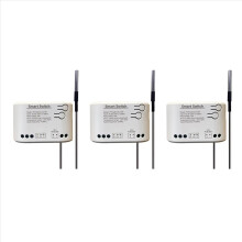 3x Tuya Smart Life WiFi-schakelrelais Temperatuurbewaking Thermostaatsensor Passief droogcontactrelais AC 85-250V