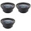 3 επαγγελματικοί φακοί Macro 37mm+72mm ευρυγώνιοι 0.39X Full HD για βιντεοκάμερα 4K 1