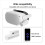 Bateria externa dupla para headset VR com design de power bank e porta Type-C. 7