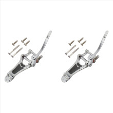 2X Ponte Tremolo para Guitarra Elétrica LP Jazz B70 Melhor Prata