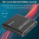 Reprodutor multimídia com 2 HDDs MKV 264, Full HD 1080p, USB, compatível com SD, TV Box, RMVB e WMV, plugue europeu. 4