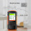 3x formaldehydedetector Luchtkwaliteitsmonitor PM 2.5 Draagbare display Luchtvervuilingsmeter Mini-stoftester voor thuis en in de auto 3