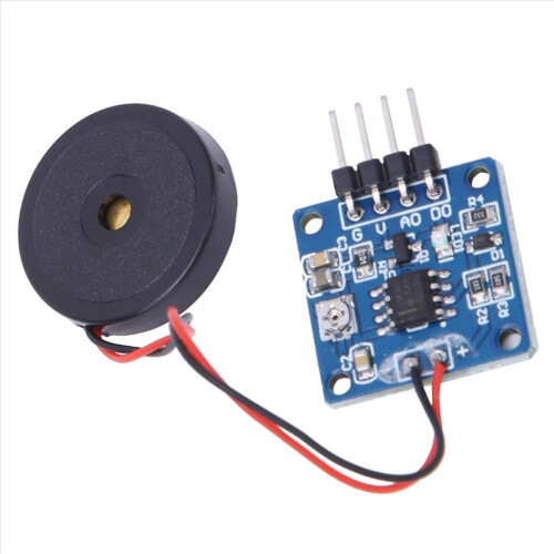4PCS Piezoelectric Vibration Tapping Sensor Module Vibration Switch Module Mini Vibration Motors Mini Vibrating Motor 2
