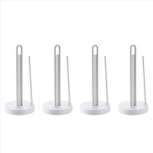 4x Toiletrol, keukenrol, tissuehouder, plastic rek, bureau, vloer, verticale servettenstandaard, badkameropbergruimte-A