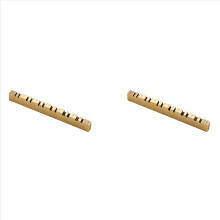 2x messing sleufmoer voor 12-snarige gitaar voor akoestische gitaaronderdelen en accessoires