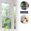 2X Adjustable AC Window Lock Bar, Small Window Security Bars for Child Safety, Window Stoppers for Vertical Sliding A 5