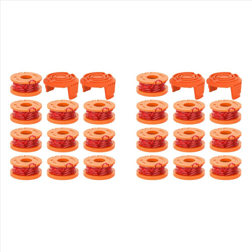Trimmer Spool Line for ,24 Pack WA0010 Edger Spools Replacement for , Trimmer Line Refills 0.065 Inch for