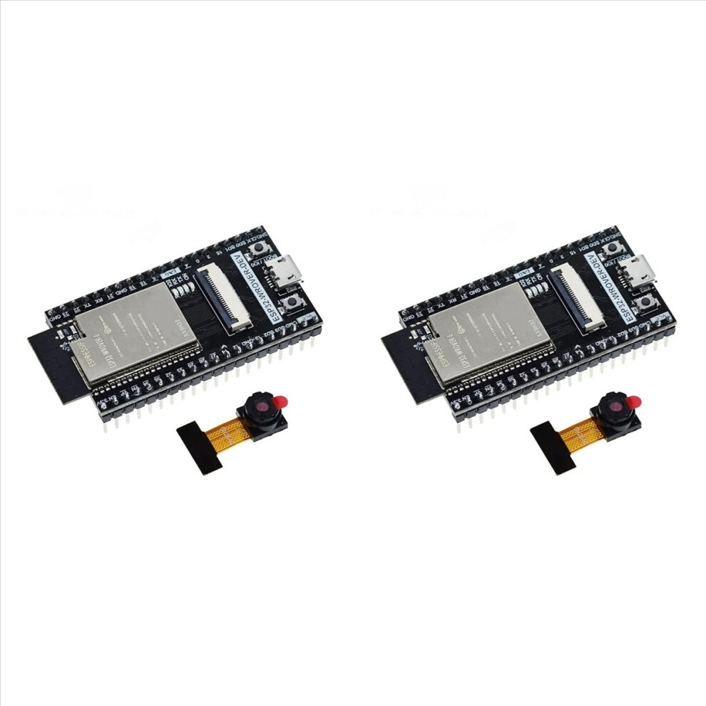 2X Esp32 Cam Development Board Esp32-Wrover-Dev Ch340c Wifi Module With Ov2640 Camera Esp32-Cam Esp32-Wrover,Weld 4852070733250